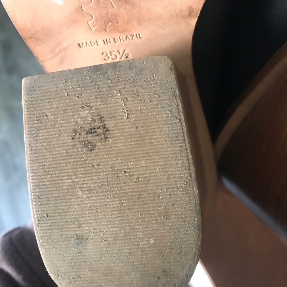 Tibi New York open toe leather mules - Picture 4 of 7